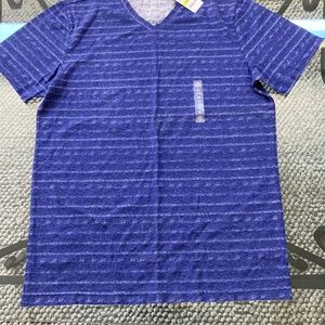 NEW-  Mens Medium Shirt - Brand American Rage - V neck 60/40 Cotton/Poly